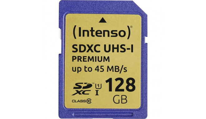 Intenso SDXC Card          128GB Class 10 UHS-I Premium