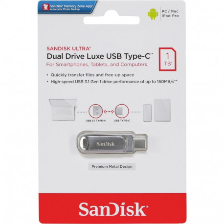 SanDisk Ultra Dual Drive Luxe 1TB USB Type-C SDDDC4-1T00-G46