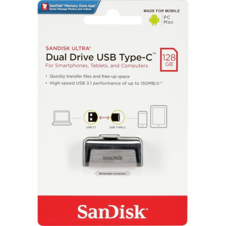 SanDisk Ultra Dual Drive   128GB Type-CTM USB     SDDDC2-128G-G46