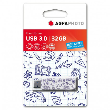 AgfaPhoto USB 3.0           32GB school theme