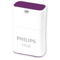 Philips USB 2.0 64GB Pico Edition Maagiline Lilla