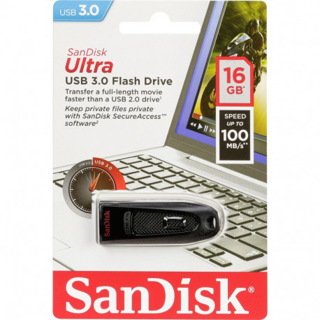 SanDisk USB 3.0 mälupulk SDCZ48-016G-U46 16GB kuni 100MB/s