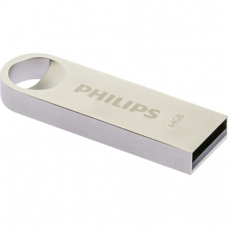Philips USB 2.0 64GB kuu vintage hõbedane