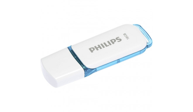 Philips USB 2.0 16GB Snow Edition Ookeanisinine