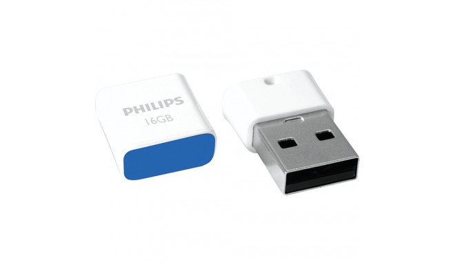 Philips USB 2.0 16GB Pico Edition ookeanisinine
