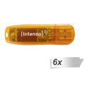 6x1 Intenso Rainbow Line    64GB USB Stick 2.0