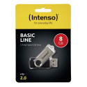 12x1 Intenso Basic Line 8GB USB-mälu 2.0
