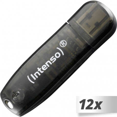 12x1 Intenso Rainbow Line 16GB USB-mälupulk 2.0