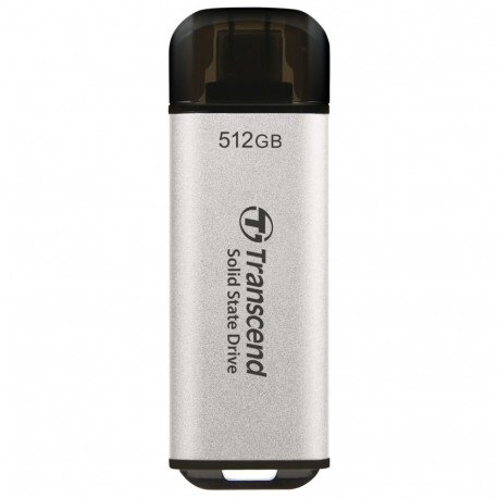 Transcend SSD ESD300S 512GB USB-C hõbedane
