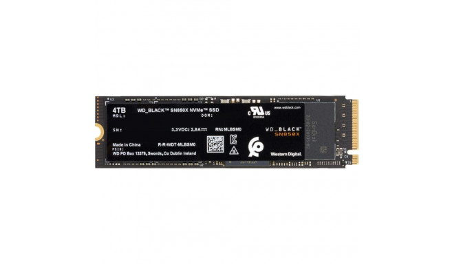 Western Digital Black SSD 4TB SN850 NVMe WDS400T2X0E