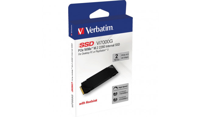 Verbatim Vi7000G M.2 SSD 2TB PCIe NVMe 49368