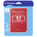 Verbatim Store n Go 2,5-tolline 1TB USB 3.0 punane Gen 2 53203