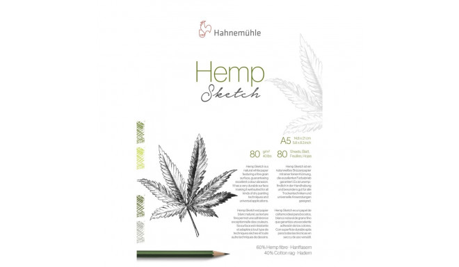 Hahnemühle Hemp Sketch A 5 80 Sheets 80 g