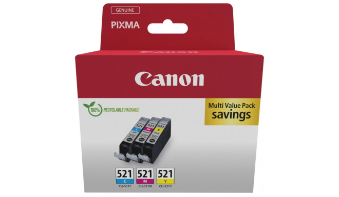 Canon CLI-521 C/M/Y Multipack