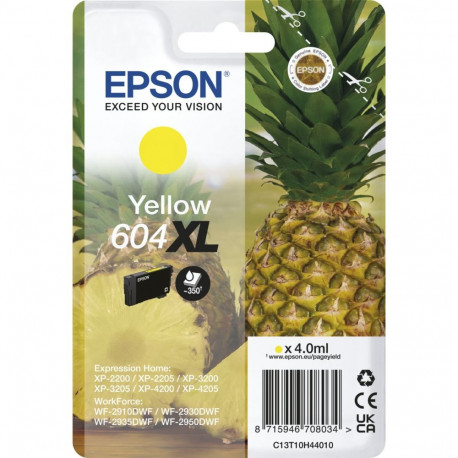 Epson tindikassett kollane 604 XL T 10H4