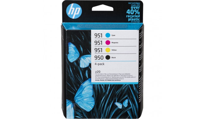 HP 6ZC65AE 4-Pack BK/C/M/Y No. 950 and 951