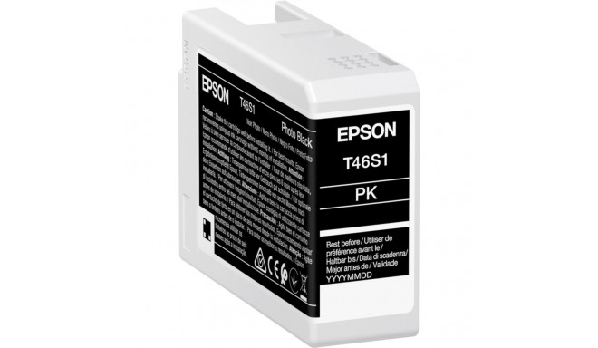 Epson tindikassett foto must T 46S1 25 ml Ultrachrome Pro 10