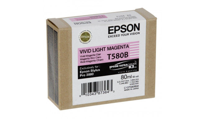 Epson tindikassett erksavärviline hele magenta T 580 80 ml T 580B
