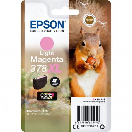 Epson tindikassett 378 XL hele magenta Claria Photo HD T 3796