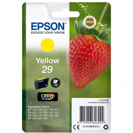 Epson kollane tindikassett Claria Home 29 T2984
