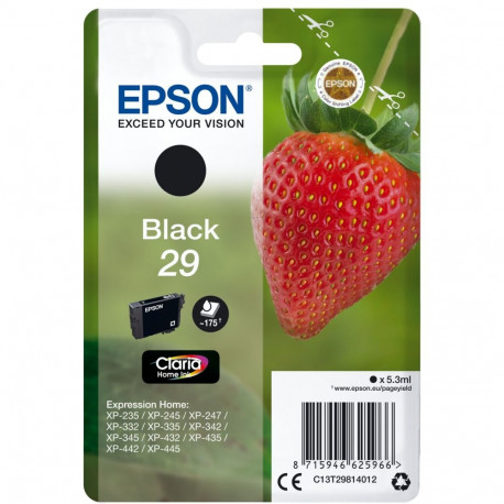 Epson ink cartridge black Claria Home 29            T 2981