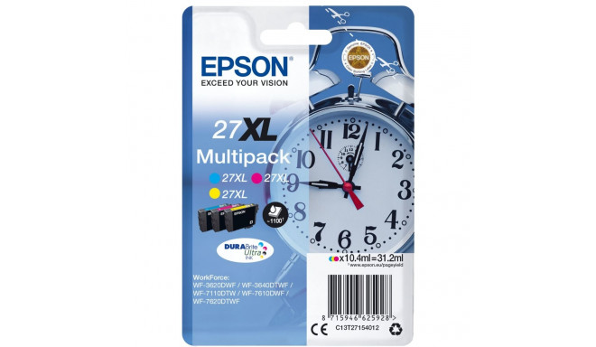 Epson DURABrite Ultra Ink 27 XL mitmevärviline komplekt (3 värvi) T 2715
