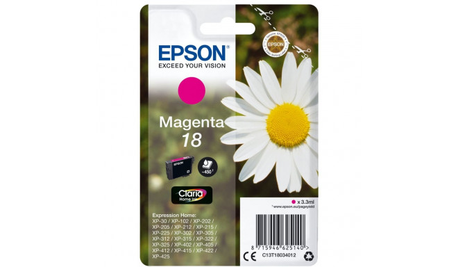 Epson tindikassett magenta Claria Home T180 T1803