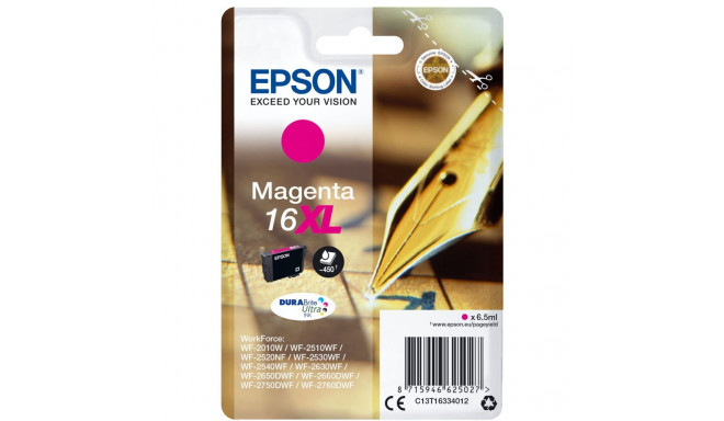 Epson tindikassett XL magenta DURABrite Ultra T 163 T 1633