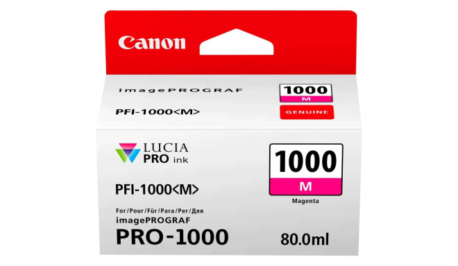 Canon PFI-1000 M magenta tindikassett