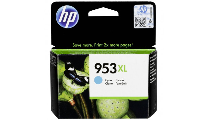 HP F6U16AE tindikassett tsüaan No. 953 XL