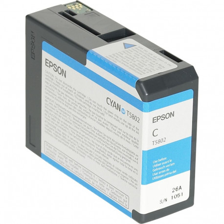 Epson tindikassett tsüaan T 580 80 ml T 5802