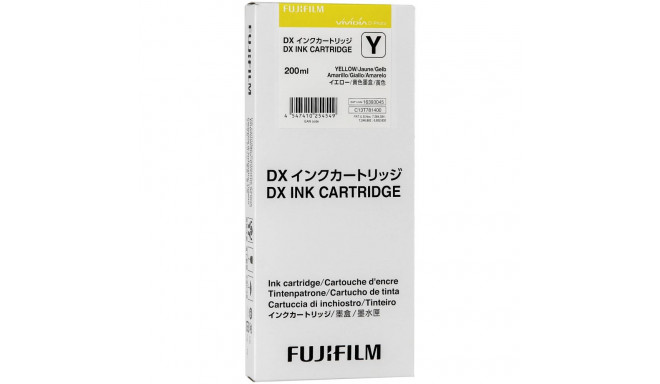 Fujifilm DX tindikassett 200 ml kollane