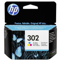 HP F6U65AE Kolmevärviline Originaalne Tindikassett Nr. 302