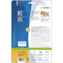Herma Sildid 70x37 valged 10 lehte DIN A4 240 tk. 8644