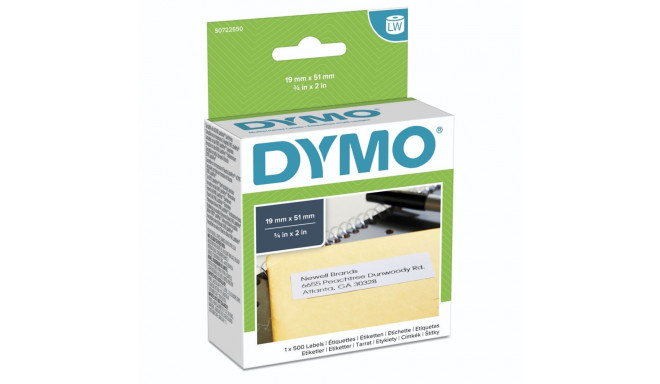 Dymo etiketid Removable Multi purpose 19x51mm 500tk (11355)