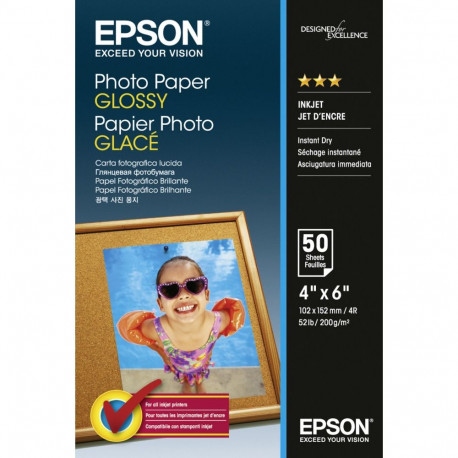 Epson fotopaber läikiv 10x15 cm 50 lehte 200 g