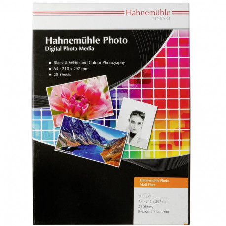 Hahnemühle Photo Matt Fibre  A 4 warm-white 200 g 25 Sheets