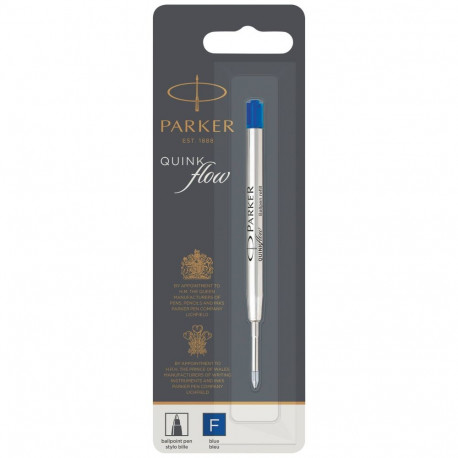 Parker Quinkflow Refill F sinine pastapliiats (blister)