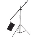 walimex Poomehhanismiga statiiv vastukaaluga, 120-220 cm