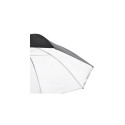 walimex 2in1 Peegelduv ja Läbipaistev Vihmavari valge 109cm