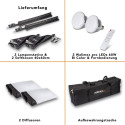 walimex pro LED 60W Softbox 40x60cm Bi color Kit 2
