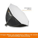 walimex pro LED 45W Kahevärviline Oktagon Ø65cm