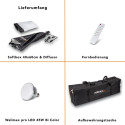 walimex pro LED 45W Softbox 40x60cm Kaksikvärv