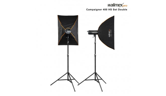 walimex pro Campaigner 400 HS komplekt double