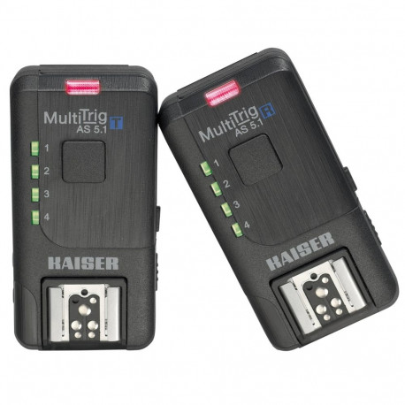 Kaiser MultiTrig AS 5.1 raadio päästik komplekt kaamera ja välgu jaoks