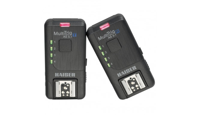 Kaiser MultiTrig AS 5.1 raadio päästik komplekt kaamera ja välgu jaoks
