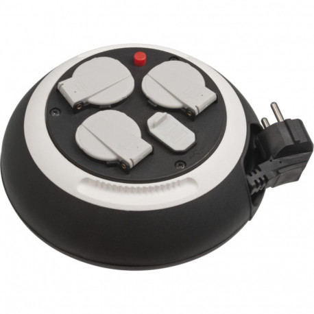 Brennenstuhl Comfort Line CL-S must/valge H05VV-F3G1.5