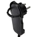 REV Multiple Socket Outlet 2m 6-fold with switch, black