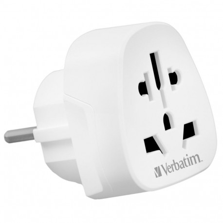 Verbatim World to Europe reisadapter pistik valge WTEU-02 49549
