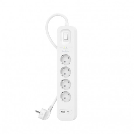 Belkin ülepinge kaitse 4-ne, USB-A+C, 525J.SRB001vf2M
